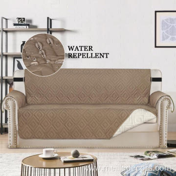 Pets Water Resistant Elastic Strap Sofa Cover